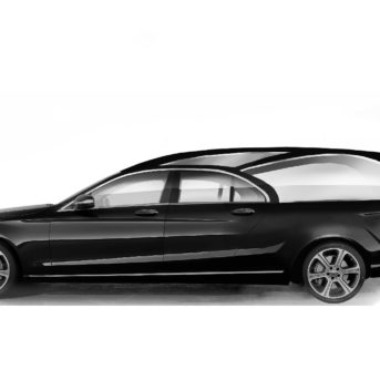 Mercedes W205 - wizualizacja